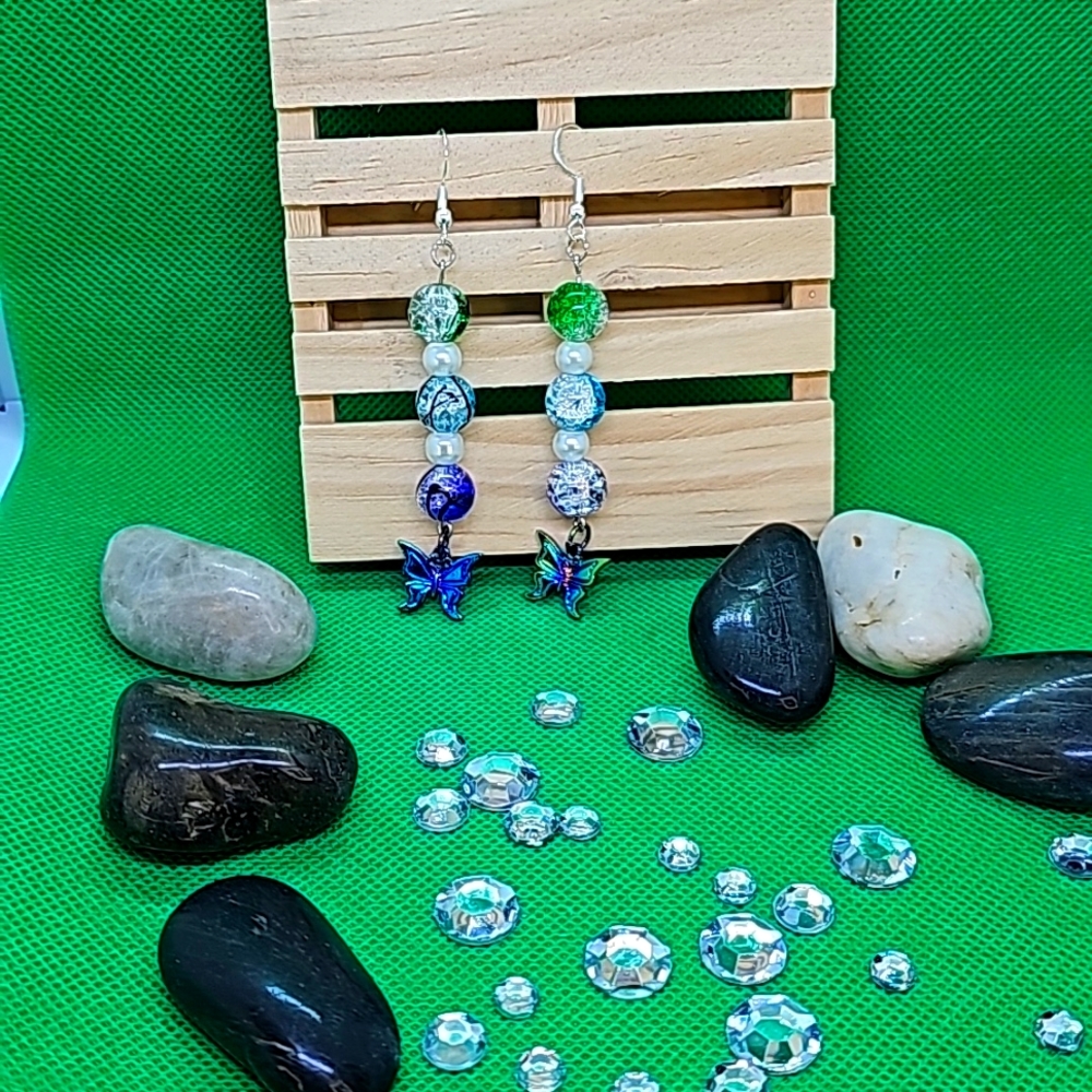 Forrest Frenzy Collection 92.5 SS Post Earrings - Picture 2 of 3